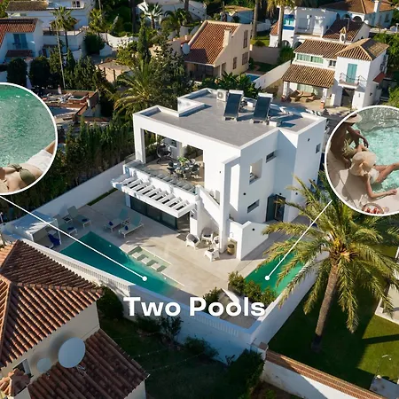 Vacation I Marbesa White Pearl, Two Private Pools, 3min Walk To The Beach, Fastest Wifi, Built In 2024 Villa