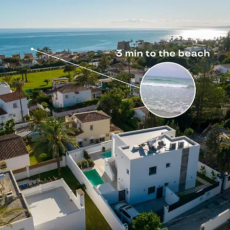 Vacation I Marbesa White Pearl, Two Private Pools, 3min Walk To The Beach, Fastest Wifi, Built In 2024