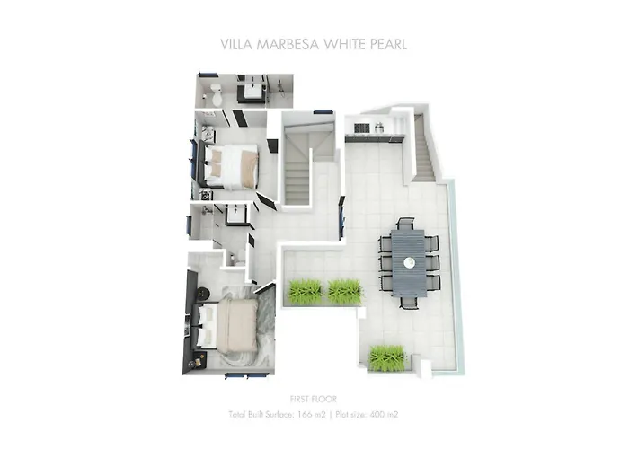 Vacation I Marbesa White Pearl, Two Private Pools, 3min Walk To The Beach, Fastest Wifi, Built In 2024 马尔韦利亚