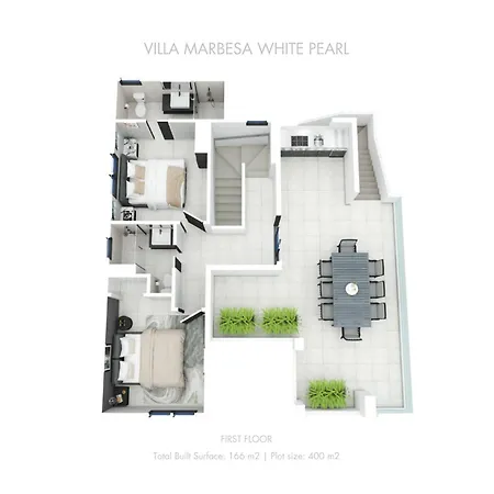 Vacation I Marbesa White Pearl, Two Private Pools, 3min Walk To The Beach, Fastest Wifi, Built In 2024 Marbella